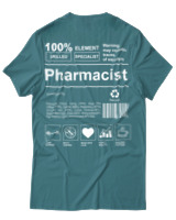 T-Shirt Unisex - Pharmacist - Color Thumbnail Μπλέ Πράσινο