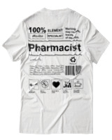 T-Shirt Unisex - Pharmacist - Color Thumbnail Άσπρο