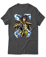 T-Shirt Unisex - Phoenix Ikki - Color Thumbnail Ανθρακί