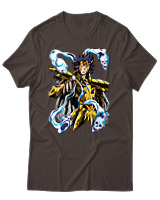 T-Shirt Unisex - Phoenix Ikki - Color Thumbnail Καφέ