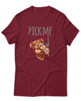 T-Shirt Αντρικό - Pick Me - Color Thumbnail Σκούρο Κόκκινο