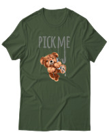 T-Shirt Αντρικό - Pick Me - Color Thumbnail Κυπαρισσί