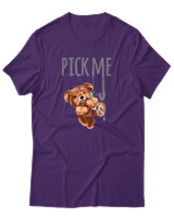 T-Shirt Αντρικό - Pick Me - Color Thumbnail Σκούρο Μωβ