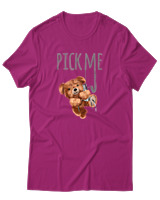 T-Shirt Αντρικό - Pick Me - Color Thumbnail Φουξια