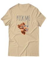 T-Shirt Αντρικό - Pick Me - Color Thumbnail Μπεζ