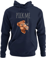 Φούτερ με κουκούλα - Pick Me - Color Thumbnail Navy Blue