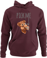 Φούτερ με κουκούλα - Pick Me - Color Thumbnail Marron