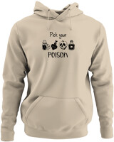 Φούτερ με κουκούλα - Pick Your Poison - Color Thumbnail Μπέζ