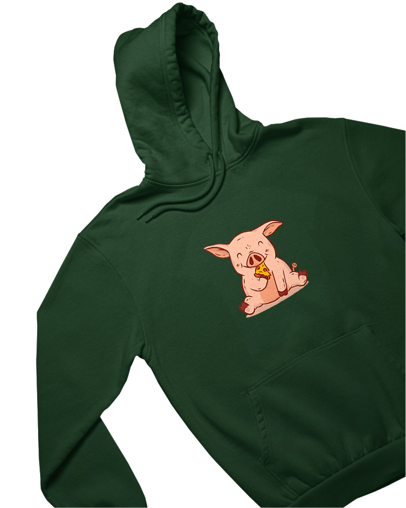 Pig Eating Pizza - Image 1