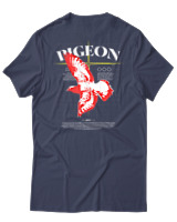 T-Shirt Αντρικό - Pigeon - Color Thumbnail Μπλε Γκρι