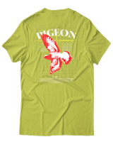 T-Shirt Αντρικό - Pigeon - Color Thumbnail Λαχανί