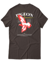 T-Shirt Αντρικό - Pigeon - Color Thumbnail Καφέ