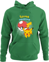 Φούτερ με κουκούλα - Pikachu Ball - Color Thumbnail Kelly Green