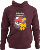 Φούτερ με κουκούλα - Pikachu Ball - Color Thumbnail Marron