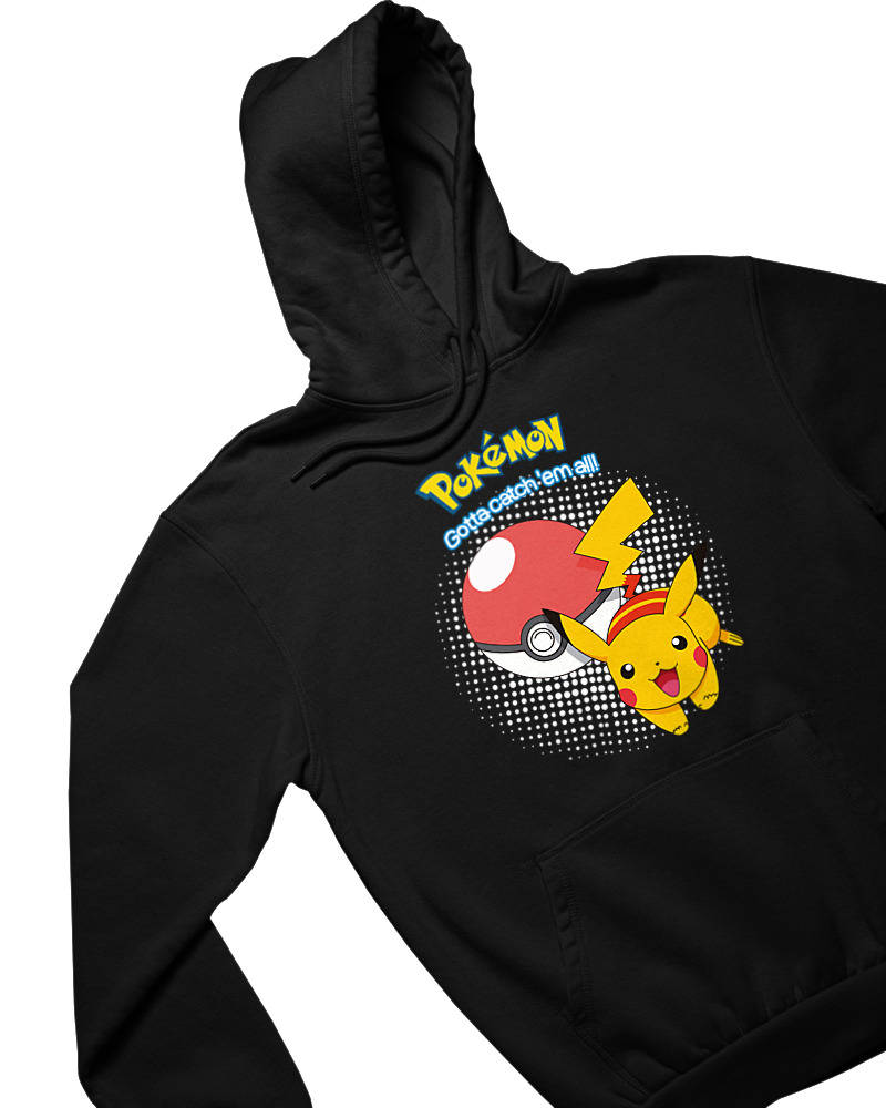 Φούτερ με κουκούλα - Pikachu Ball - Image 1