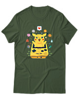 T-Shirt Αντρικό - Pikachu Game Boy - Color Thumbnail Κυπαρισσί