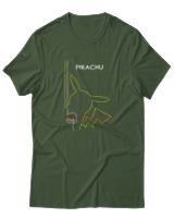 T-Shirt Αντρικό - Pikachu Minimal - Color Thumbnail Κυπαρισσί