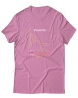 T-Shirt Αντρικό - Pikachu Minimal - Color Thumbnail Ροζ