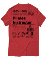 T-Shirt Αντρικό - Pilates Instructor - Color Thumbnail Κόκκινο