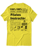 T-Shirt Αντρικό - Pilates Instructor - Color Thumbnail Κίτρινο