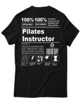 T-Shirt Αντρικό - Pilates Instructor - Color Thumbnail Μαύρο