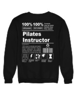 Φούτερ χωρίς κουκούλα - Pilates Instructor - Color Thumbnail Μαύρο