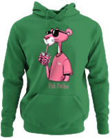 Φούτερ με κουκούλα - Pink Panther - Color Thumbnail Kelly Green