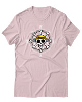 T-Shirt Unisex - Pirate Compass - Color Thumbnail Απαλό Ροζ