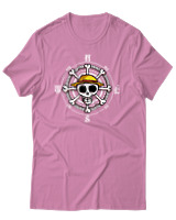T-Shirt Unisex - Pirate Compass - Color Thumbnail Ροζ