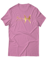 T-Shirt Αντρικό - Pisces Gold - Color Thumbnail Ροζ