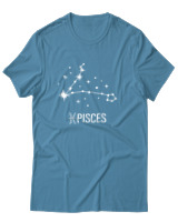 T-Shirt Αντρικό - Pisces Universe - Color Thumbnail Τιρκουάζ