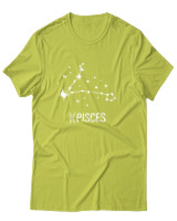 T-Shirt Αντρικό - Pisces Universe - Color Thumbnail Λαχανί