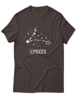 T-Shirt Αντρικό - Pisces Universe - Color Thumbnail Καφέ
