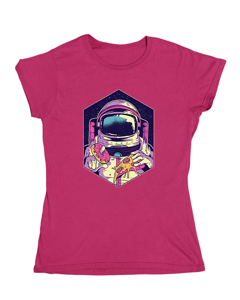 Pizza And Donut Astronaut