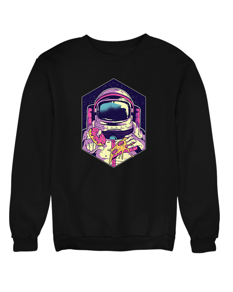 Pizza And Donut Astronaut