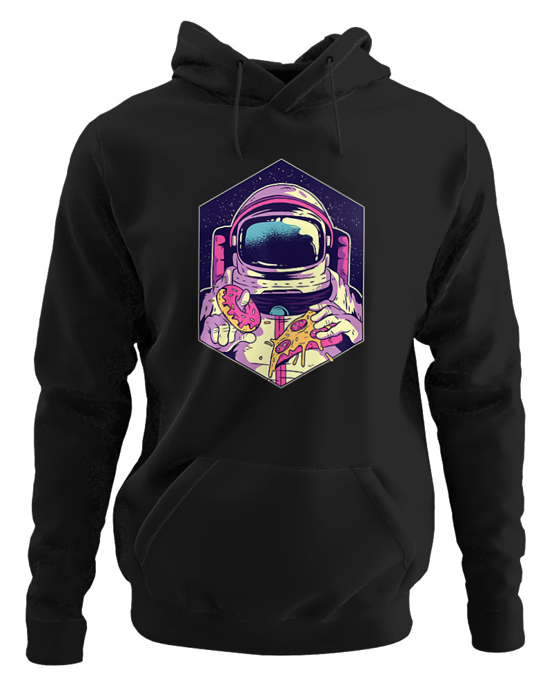 Pizza And Donut Astronaut