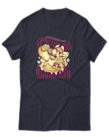 T-Shirt Αντρικό - Pizza And Gaming - Color Thumbnail Σκούρο Μπλε