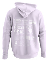 Φούτερ με κουκούλα Γυναικείο - Pizza Chef - Color Thumbnail Lilac