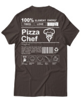 T-Shirt Αντρικό - Pizza Chef - Color Thumbnail Καφέ