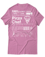 T-Shirt Αντρικό - Pizza Chef - Color Thumbnail Ροζ