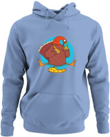Φούτερ με κουκούλα - Pizza Gobble - Color Thumbnail Blue Carolina