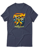 T-Shirt Αντρικό - Pizza Pal - Color Thumbnail Μπλε Γκρι