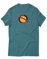 T-Shirt Αντρικό - Pizza Planet - Color Thumbnail Μπλε Πράσινο