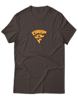 T-Shirt Αντρικό - Pizza Signal - Color Thumbnail Καφέ