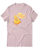 T-Shirt Αντρικό - Pizza Slice - Color Thumbnail Απαλό Ροζ