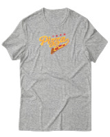 T-Shirt Αντρικό - Pizza Team - Color Thumbnail Γκρι Μελανζέ
