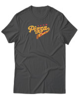 T-Shirt Αντρικό - Pizza Team - Color Thumbnail Ανθρακί