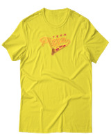 T-Shirt Αντρικό - Pizza Team - Color Thumbnail Κίτρινο