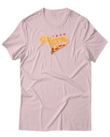 T-Shirt Αντρικό - Pizza Team - Color Thumbnail Απαλό Ροζ