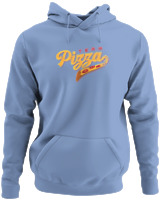 Φούτερ με κουκούλα - Pizza Team - Color Thumbnail Blue Carolina
